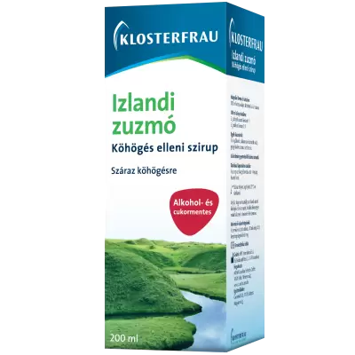 **Izlandi zuzmó** Köhögés elleni szirup